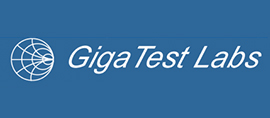 Giga Test Labs logo.