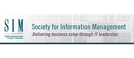 Society for Information Management logo.
